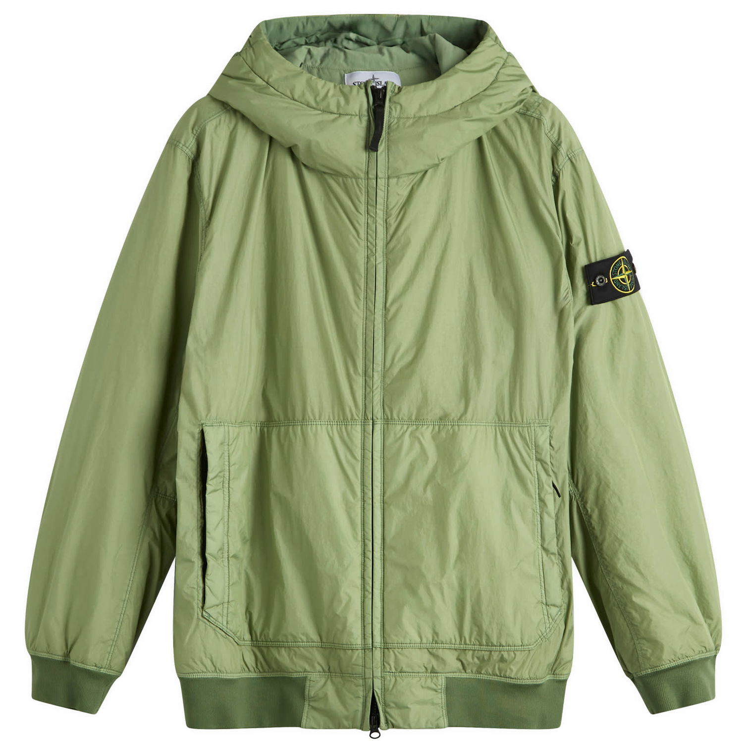 Яке Stone Island Crinkle Reps Nylon Hooded PrimaLoft Jacket, Size Large Зелено | K2S154100013-V0055, 0