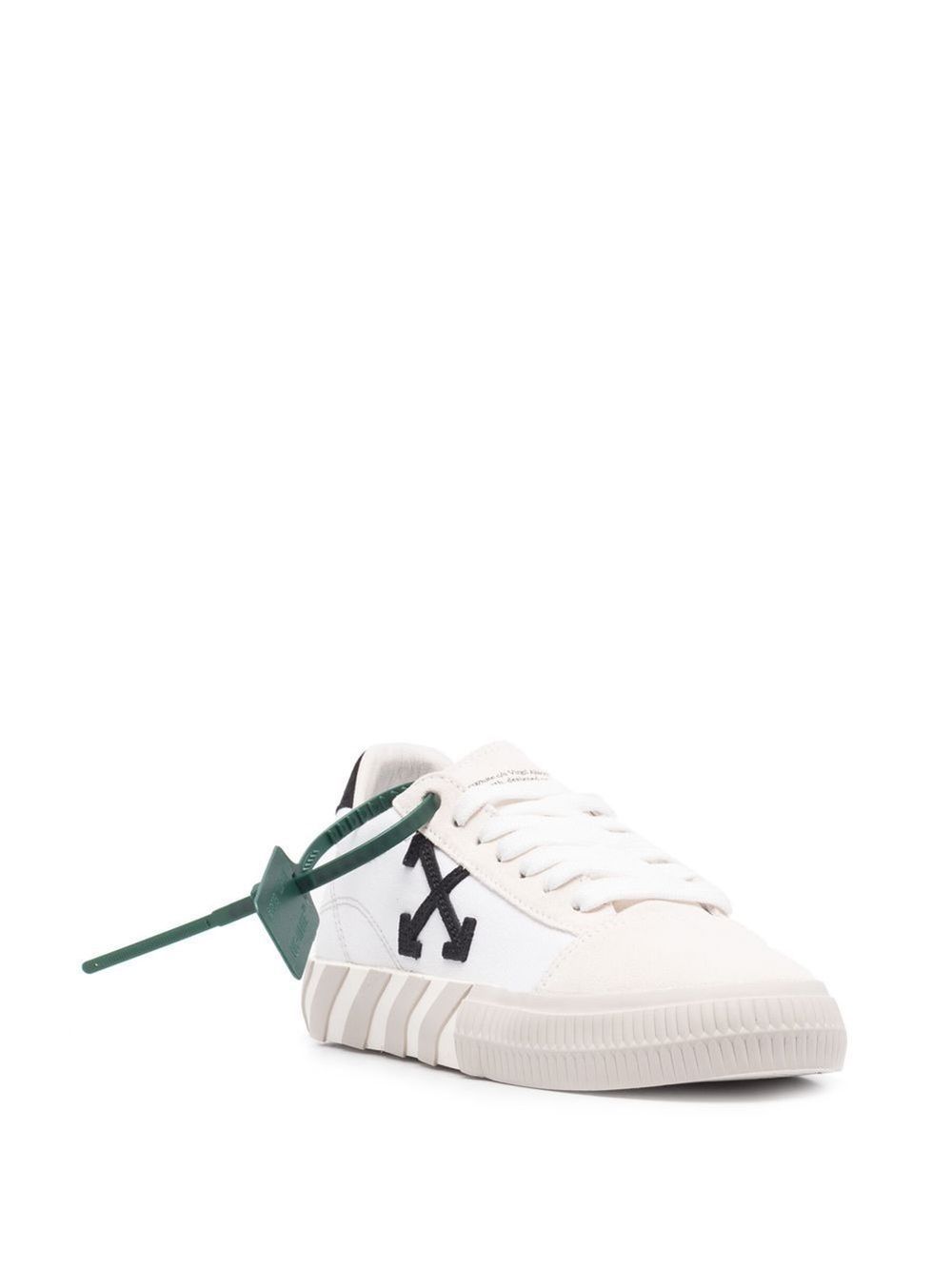 Кецове и обувки Off-White Low Vulcanized "White Beige Black" W Бяло | OWIA178S22LEA0010110, 1