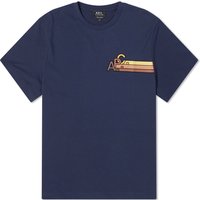 Тениска A.P.C. Isaac Logo T-Shirt Тъмно синьо | COEZC-H26327-IAK, 1