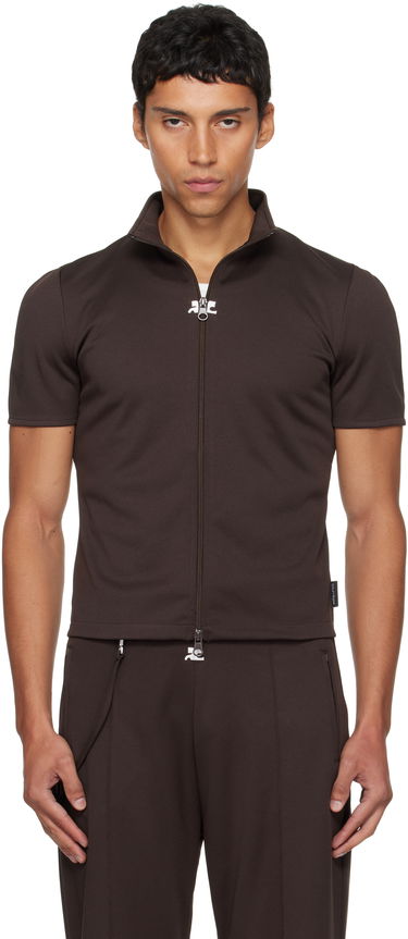 Комплект Courrèges Courrèges Interlock Tracksuit Top Кафяво | 325JTO447JS0250, 0