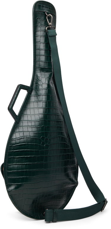 Раници и чанти Lacoste Mock Croc Leather Racket Bag Зелено | NU5169DP, 2