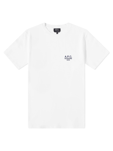 Тениска A.P.C. Raymond Embroidered Logo Tee Бяло | COEZC-H26840-AAB