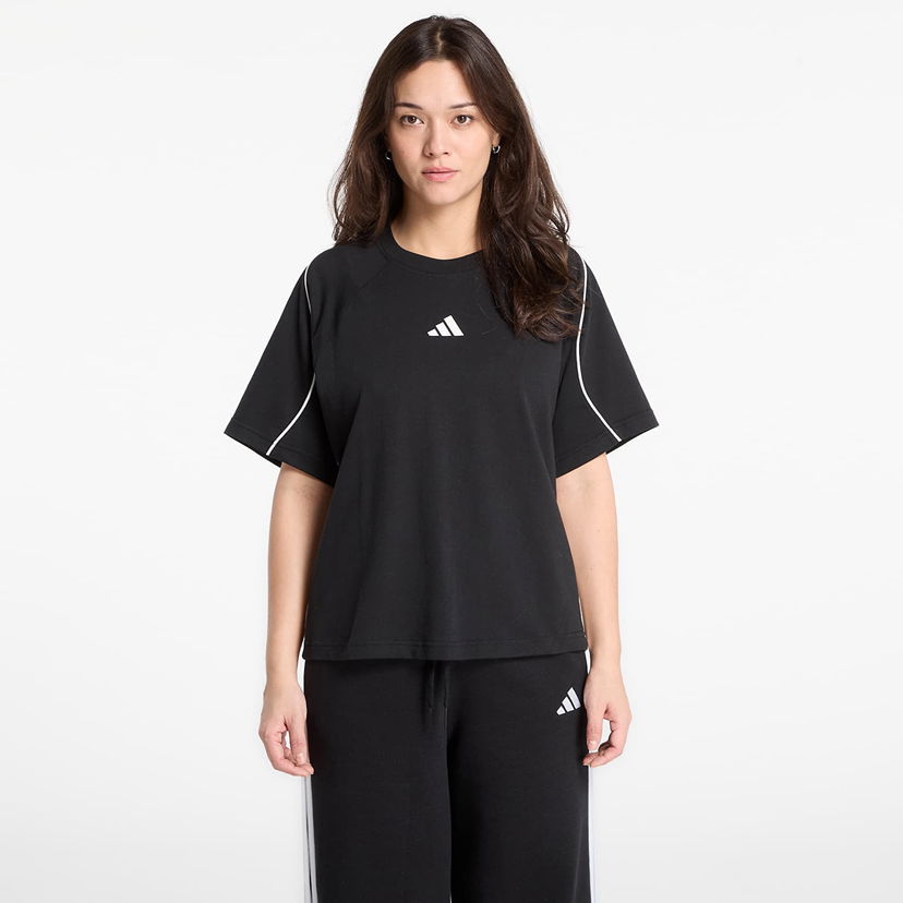 Тениска adidas Performance Stadium 3-Stripes T-Shirt Черно | JV7009