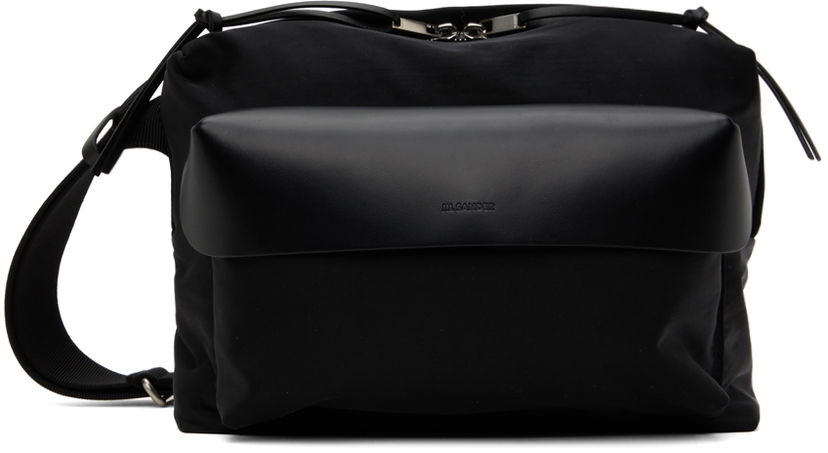 Чанта през рамо Jil Sander Jil Sander Leather Lid Bag Черно | J26WG0025_P6496