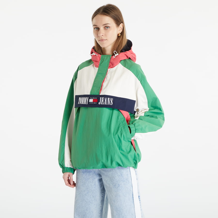 Ветровка Tommy Hilfiger Hooded Archive Chicago Windbreaker Popover Jacket Зелено | DW0DW15343 LY3, 0