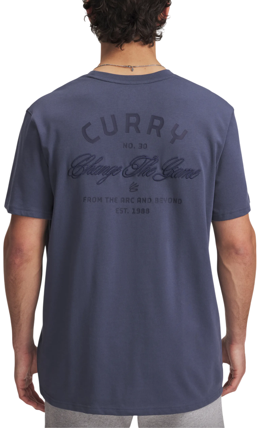 Тениска Under Armour Under Armour Curry HW Verbiage T-Shirt Синьо | 1390405-044, 1