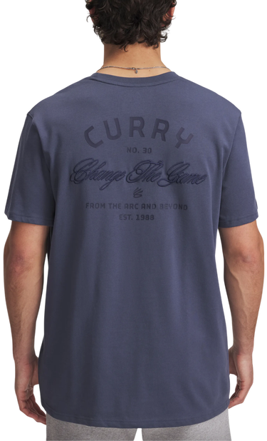 Тениска Under Armour Under Armour Curry HW Verbiage T-Shirt Синьо | 1390405-044, 1