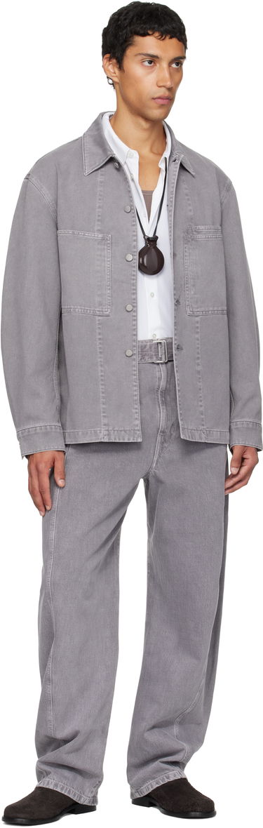 Дънки LEMAIRE Lemaire Twisted Belted Jeans Сиво | PA326 LD1062, 3