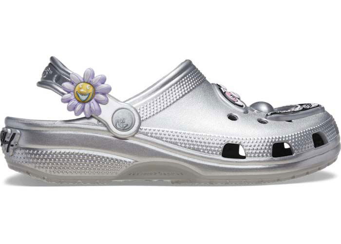 Кецове и обувки Crocs Kenny Scharf x Classic Clog Silver Металик | 209487, 0