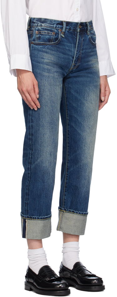 Дънки R13 R13 Cuffed Romeo Jeans Синьо | R13WD113-D160A, 1
