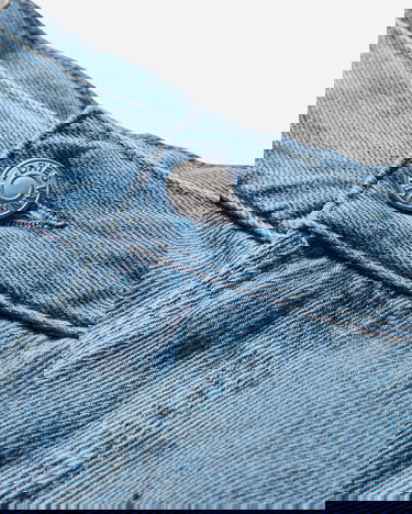 Дънки Dries Van Noten Pleated Wide-leg Jeans Синьо | 252-020923-2381 514, 3