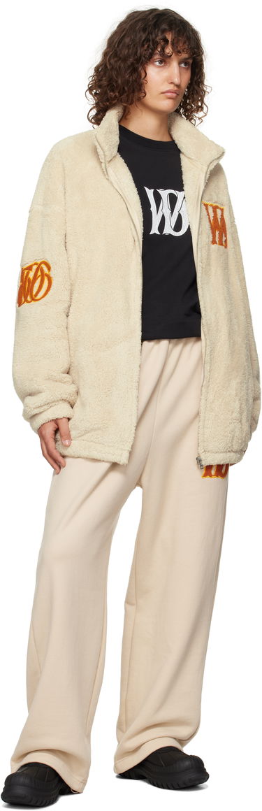 Суитчър We11done We11done Bouclé Logo Fleece Jacket Бежово | WD-TJ3-24-821-U-BG, 3