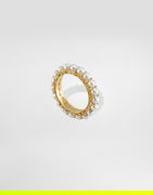 Dolce & Gabbana 18K Yellow Gold Pearl Ring
