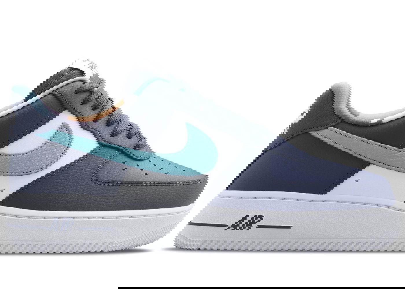 Кецове и обувки Nike Air Force 1 Low '07 LV8 EMB Thunder Blue Washed Teal Синьо | DM0109-400, 0