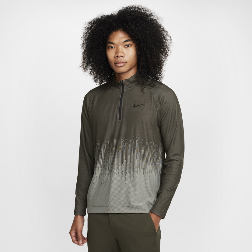 Поло тениска Nike Golf Dri-FIT ADV Half Zip Top Зелено | FD5833-325