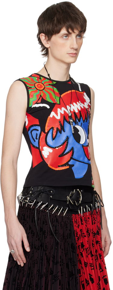 Потник Chopova Lowena Chopova Lowena Graphic Print Tank Top Черно | 2225, 1
