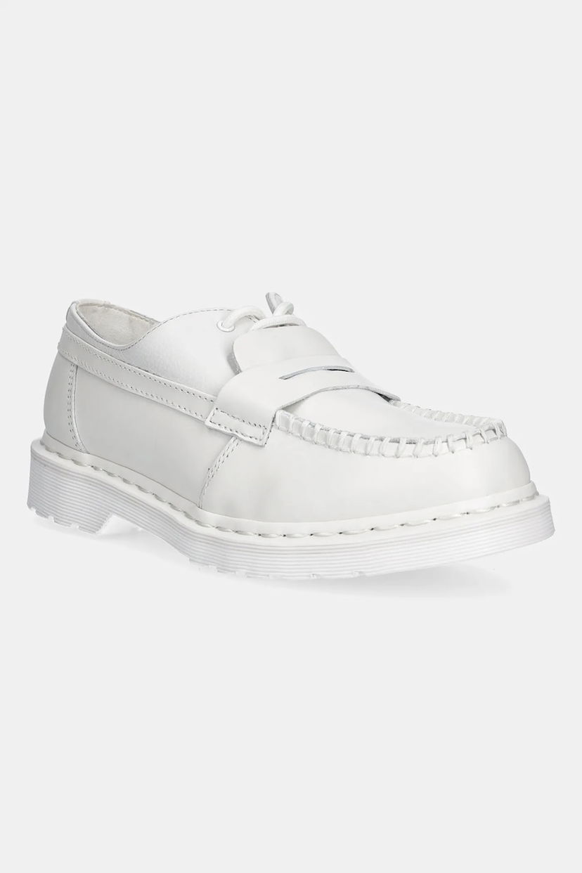 Кецове и обувки Maison Margiela MM6 Maison Margiela x Dr. Martens Platform Loafers Бяло | S66WR0029.P8031.HB009