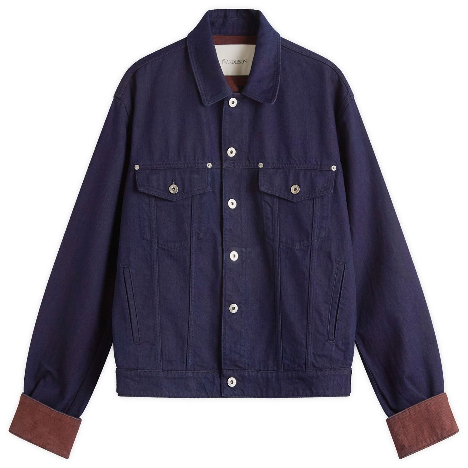 Яке JW Anderson JW Anderson Turn Up Cuff Jacket Синьо | DJ0044-PG1836-807, 0