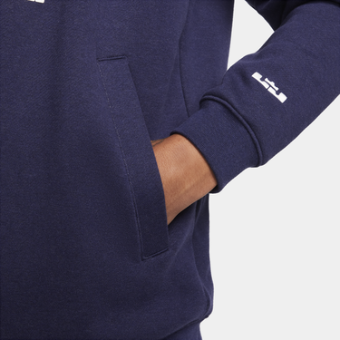 Суитчър Nike LeBron Pullover Fleece Hoodie Тъмно синьо | FB7123-555, 3