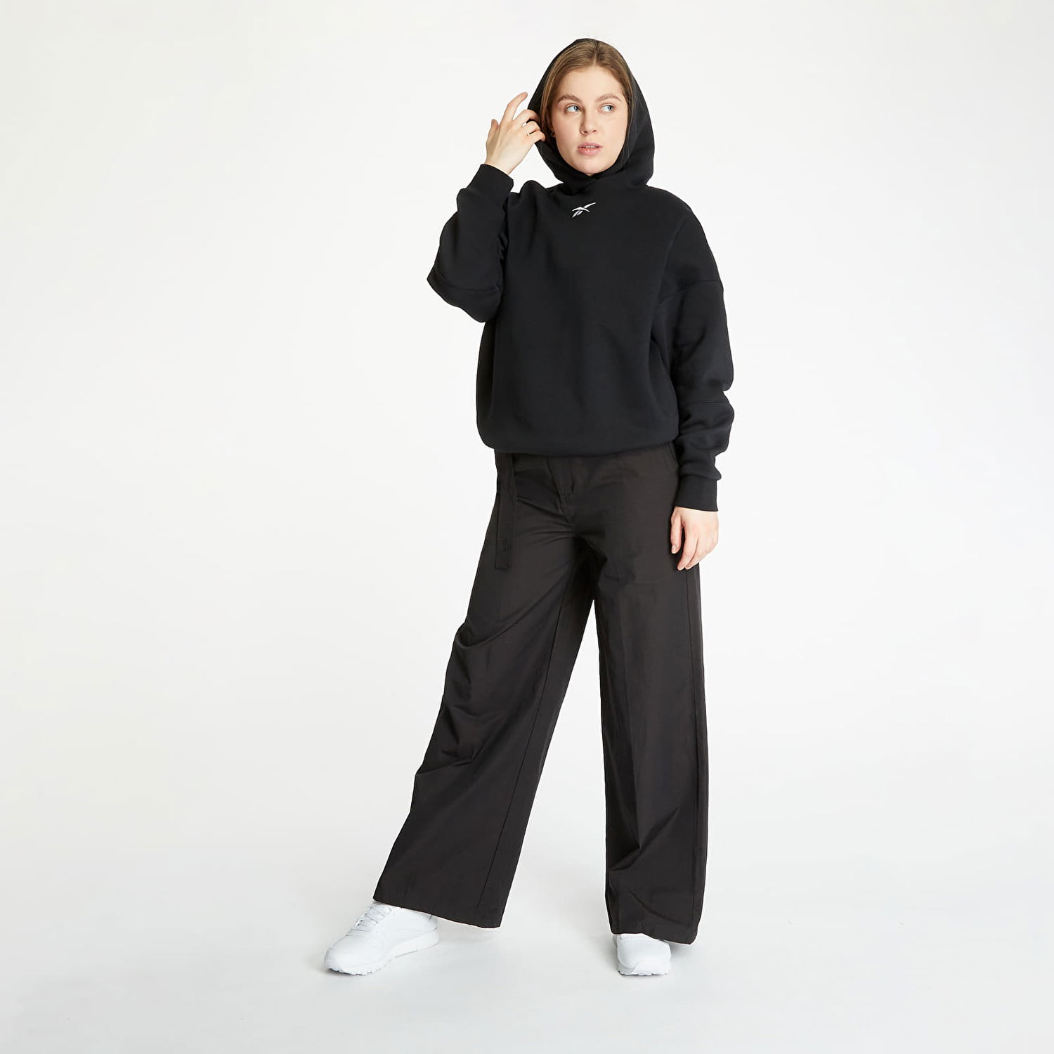 Суитчър Reebok Oversized Hoodie Черно | GM9071, 0