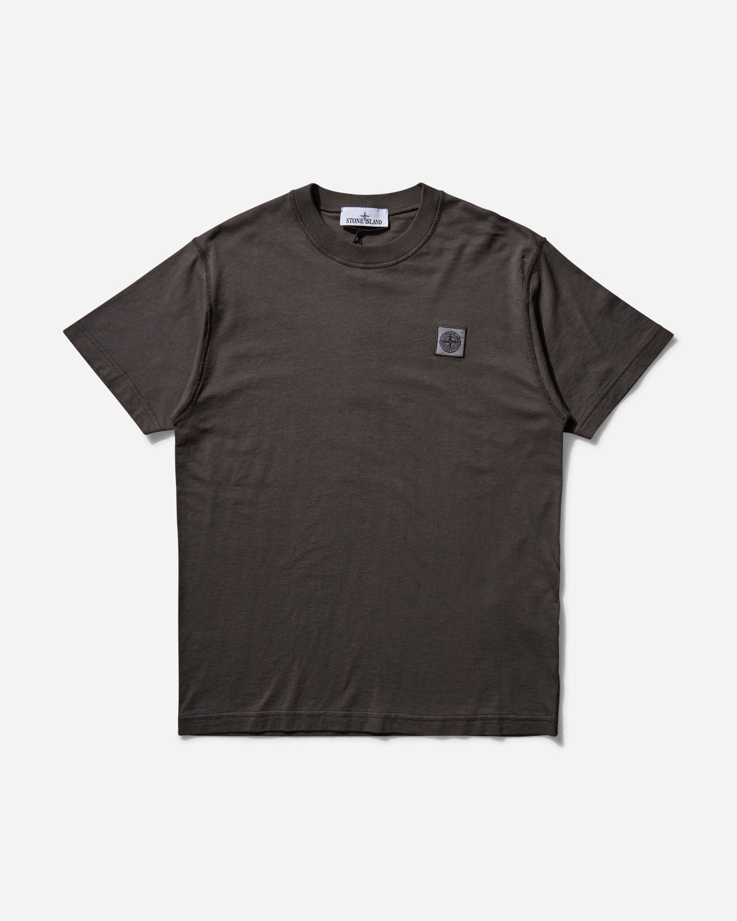 Тениска Stone Island Garment Dyed Logo T-Shirt Кафяво | K1S15-2100237-S0057 V0065, 0