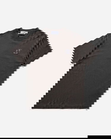 Тениска Stone Island Garment Dyed Logo T-Shirt Кафяво | K1S15-2100237-S0057 V0065, 0