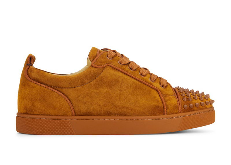 Кецове и обувки Christian Louboutin Louboutin Louis Junior Spikes Orlato Flat Кафяво | 3160934C797, 0