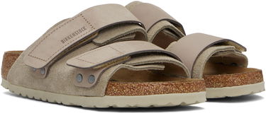 Кецове и обувки Birkenstock Uji Narrow Suede Sandals Бежово | 1025695, 3