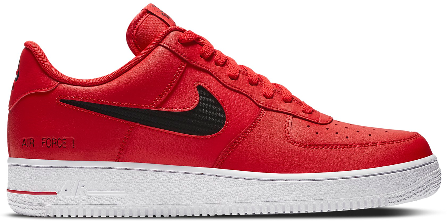 Кецове и обувки Nike Air Force 1 Low "Cut Out Swoosh" Червено | CZ7377-600, 0