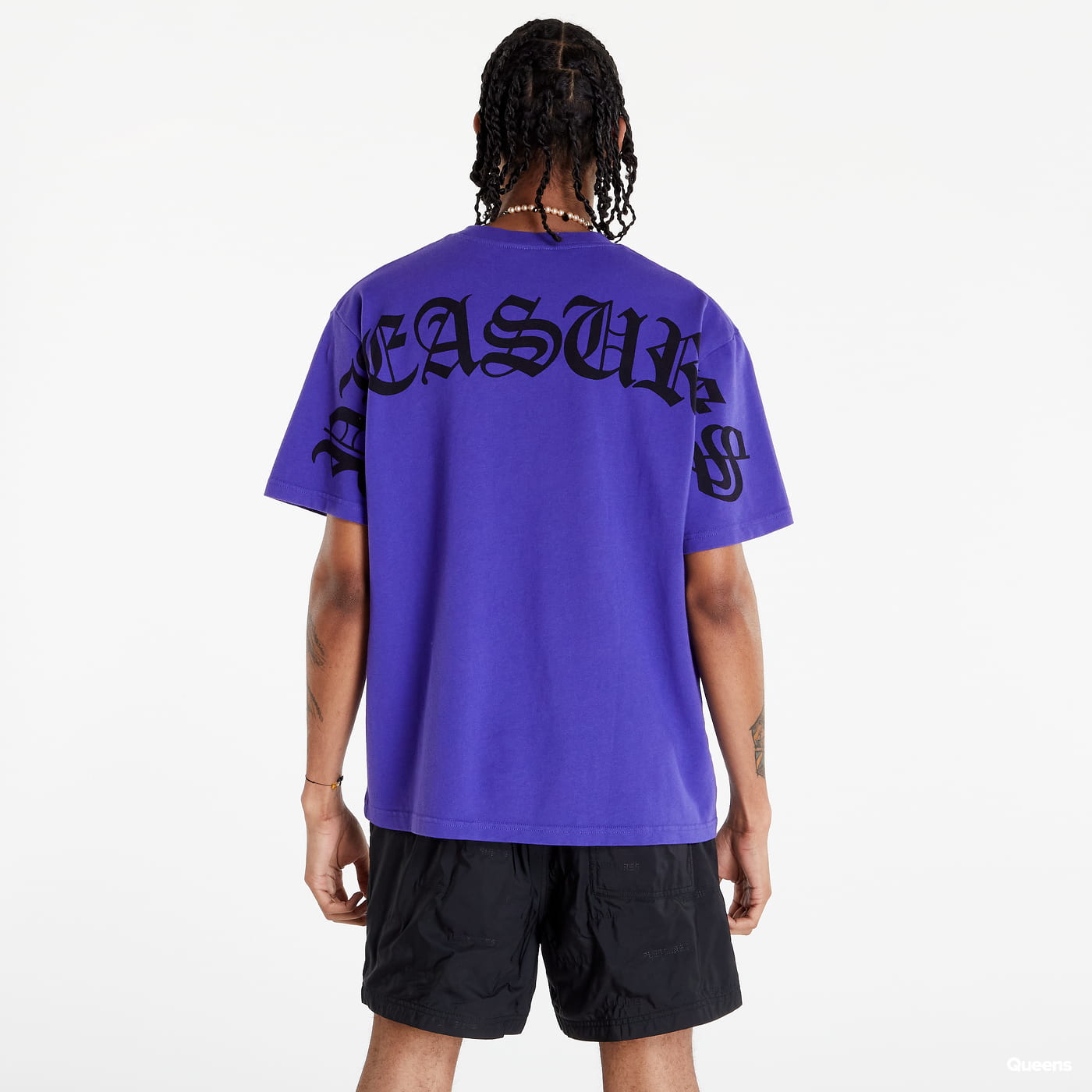 Тениска Pleasures Neural Heavyweight T-Shirt Синьо | P22SU012 purple, 1