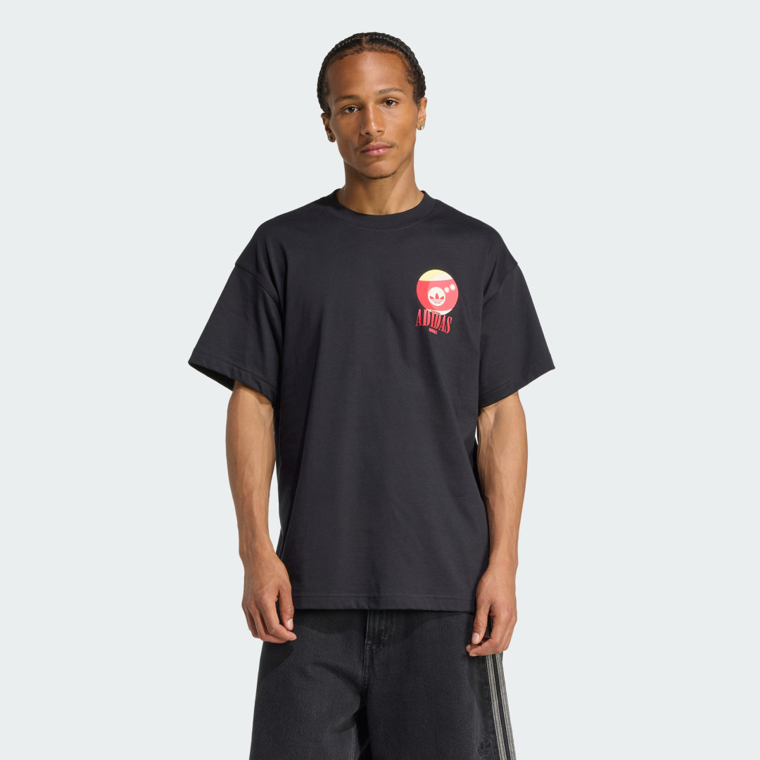 Тениска adidas Performance Billiards Graphic T-Shirt Черно | KQ7316, 0