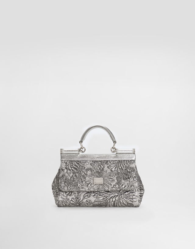 Small Sicily Brocade Handbag