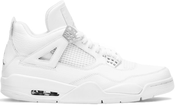 Кецове и обувки Jordan Air Jordan 4 Retro Silver Anniversary Бяло | 408202-101, 0