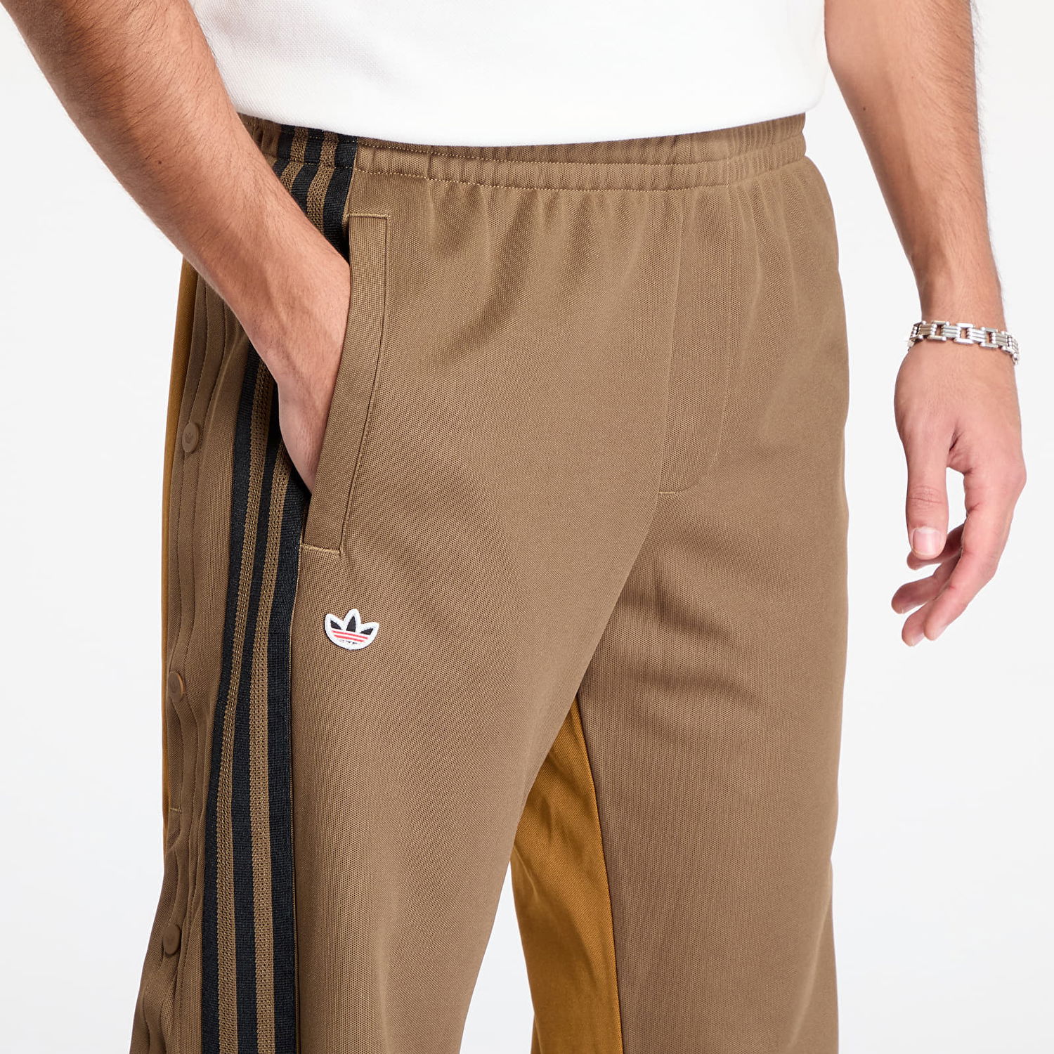Панталони adidas Originals Adibreak Pants Кафяво | IY6525, 1