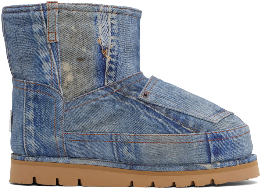 Палта Acne Studios Acne Studios Printed Low Boots Синьо | BD0328-, 0