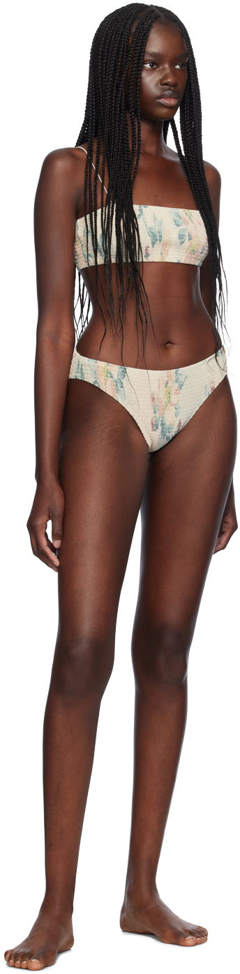 Бански TOTEME TOTEME Smocked Mid-Rise Bikini Многоцветен | 243-WSW1079FB0249/2WRW3263FB0249, 3