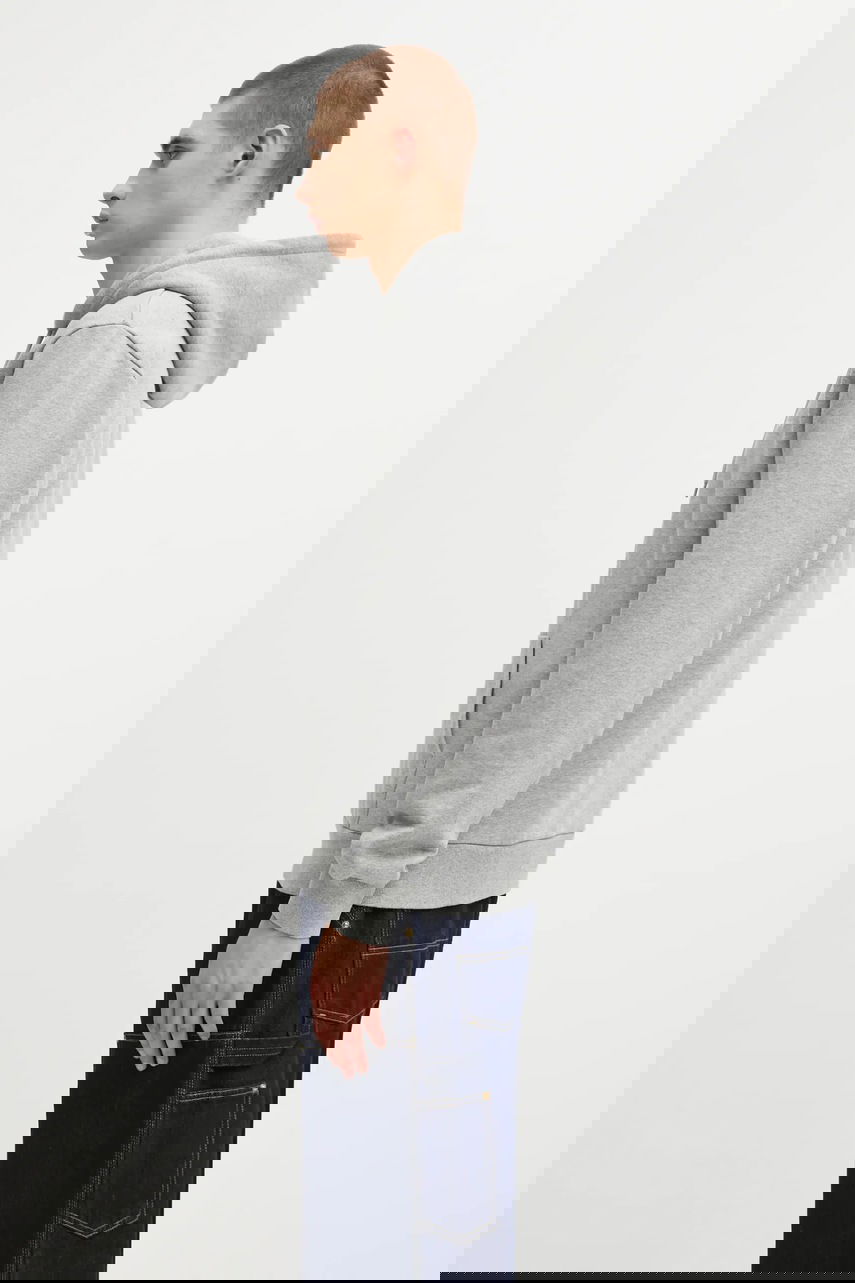 Суитчър Carhartt WIP WIP Cotton Hooded Script Embroidery Sweatshirt Сиво | I035392.00DXX, 1