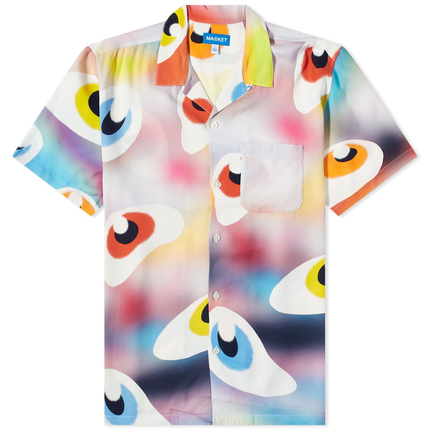 Риза MARKET Near Sighted Vacation Shirt Розово | 369000115-MLT, 0