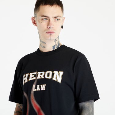 Тениска HERON PRESTON Heron Law Flames Tee Черно | HMAA032S23JER0071025, 1