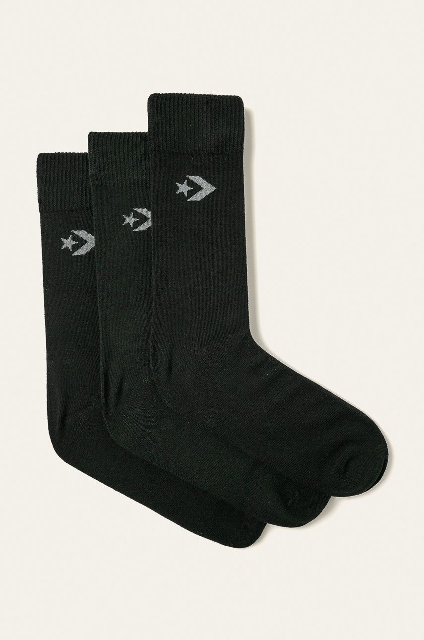 Чорапи Converse 3 Pack Socks Черно | E745B.3010, 0