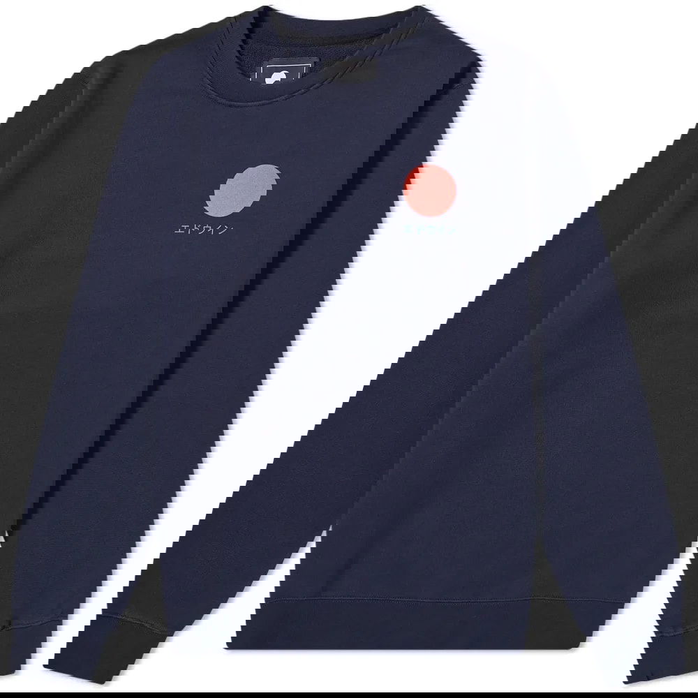 Суитчър EDWIN Japanese Sun Crew Sweat Тъмно синьо | I028969-NYB67, 0