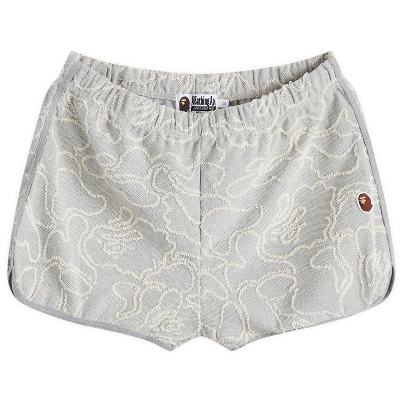 Къси панталони BAPE A Bathing Ape Women's Neon Camo Jacquard Shorts in Grey, Size Small | END. Clothing Сиво | 001SPK302005L-GRY