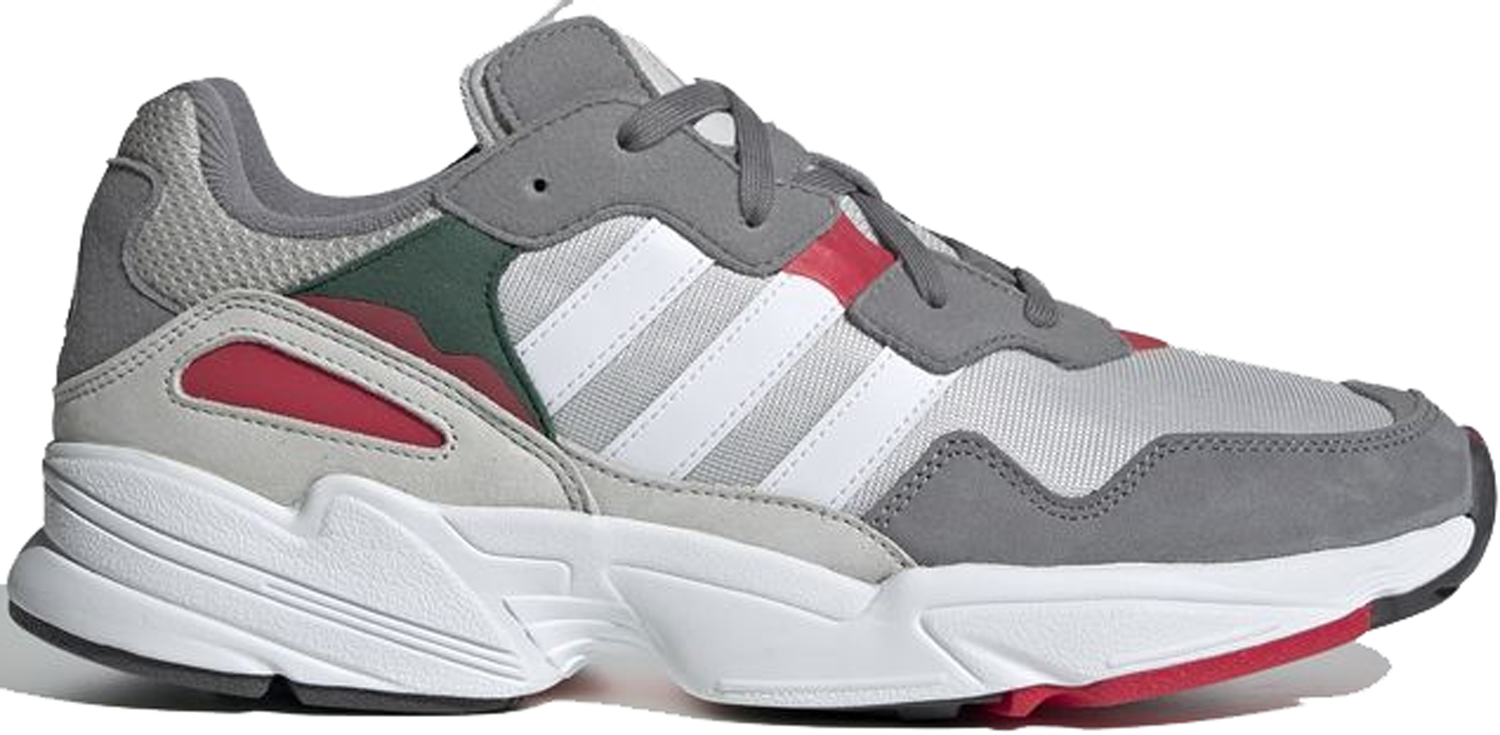 Кецове и обувки adidas Originals Yung-96 Grey One Active Pink Сиво | DB2608, 0