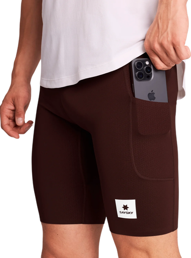 Чорапи Saysky Saysky Combat+ 9" Short Tights Кафяво | omrst31c508-omrst31c508, 2