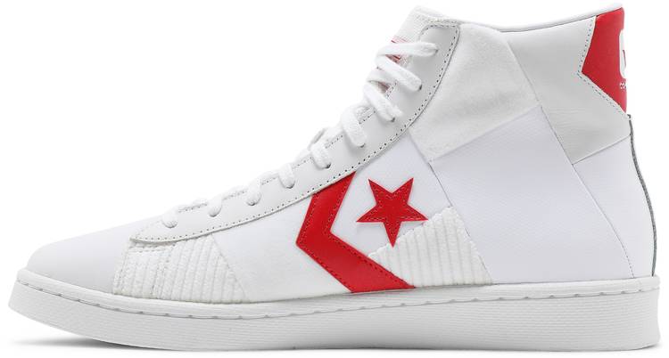 Кецове и обувки Converse Pro Leather High "Summer Drip - White University Red" Бяло | 170900C, 0