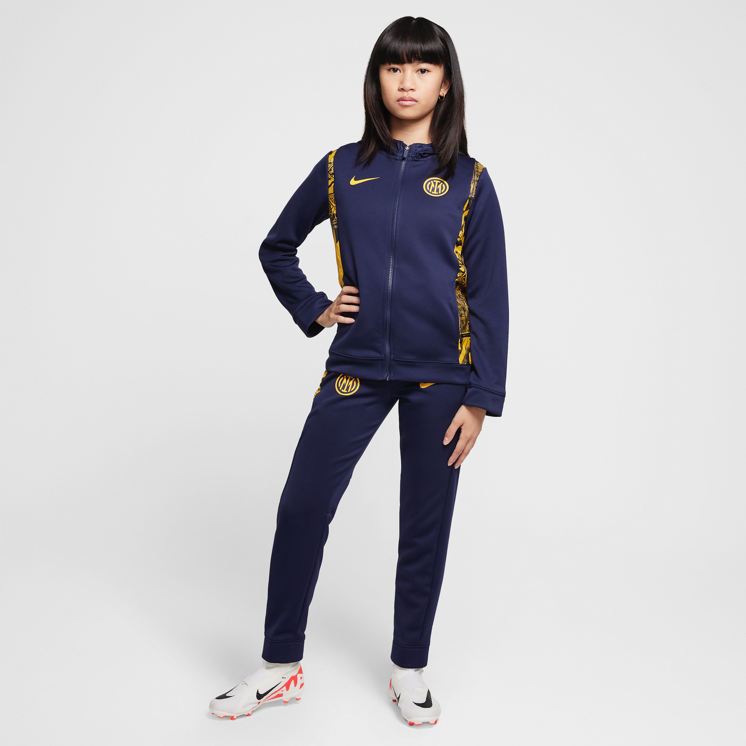 Комплект Nike Nike Football Woven Tracksuit Big Kids Синьо | FQ3122-498, 0