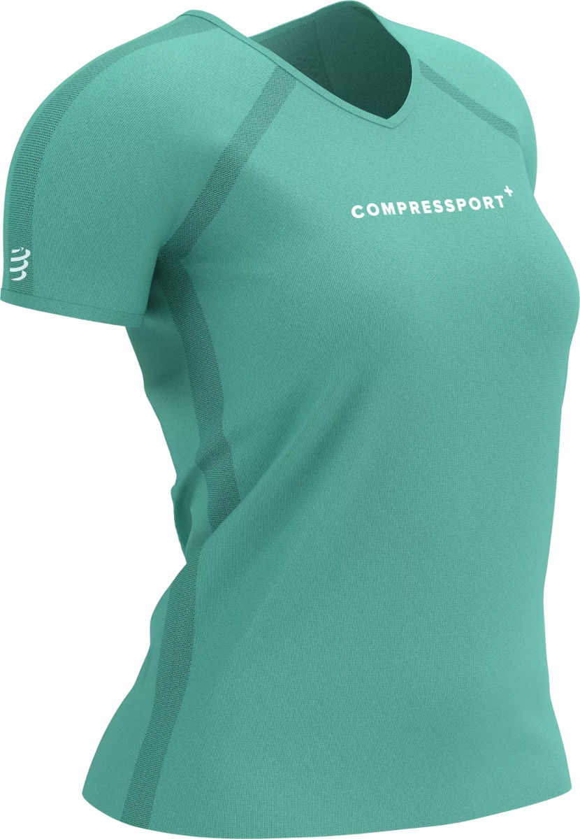 Тениска Compressport Training Logo T-Shirt Зелено | atsw4315053, 0