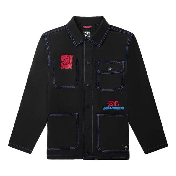 Яке Vans Multiple Pockets Pattern Jacket Черно | VN0A3WF140C