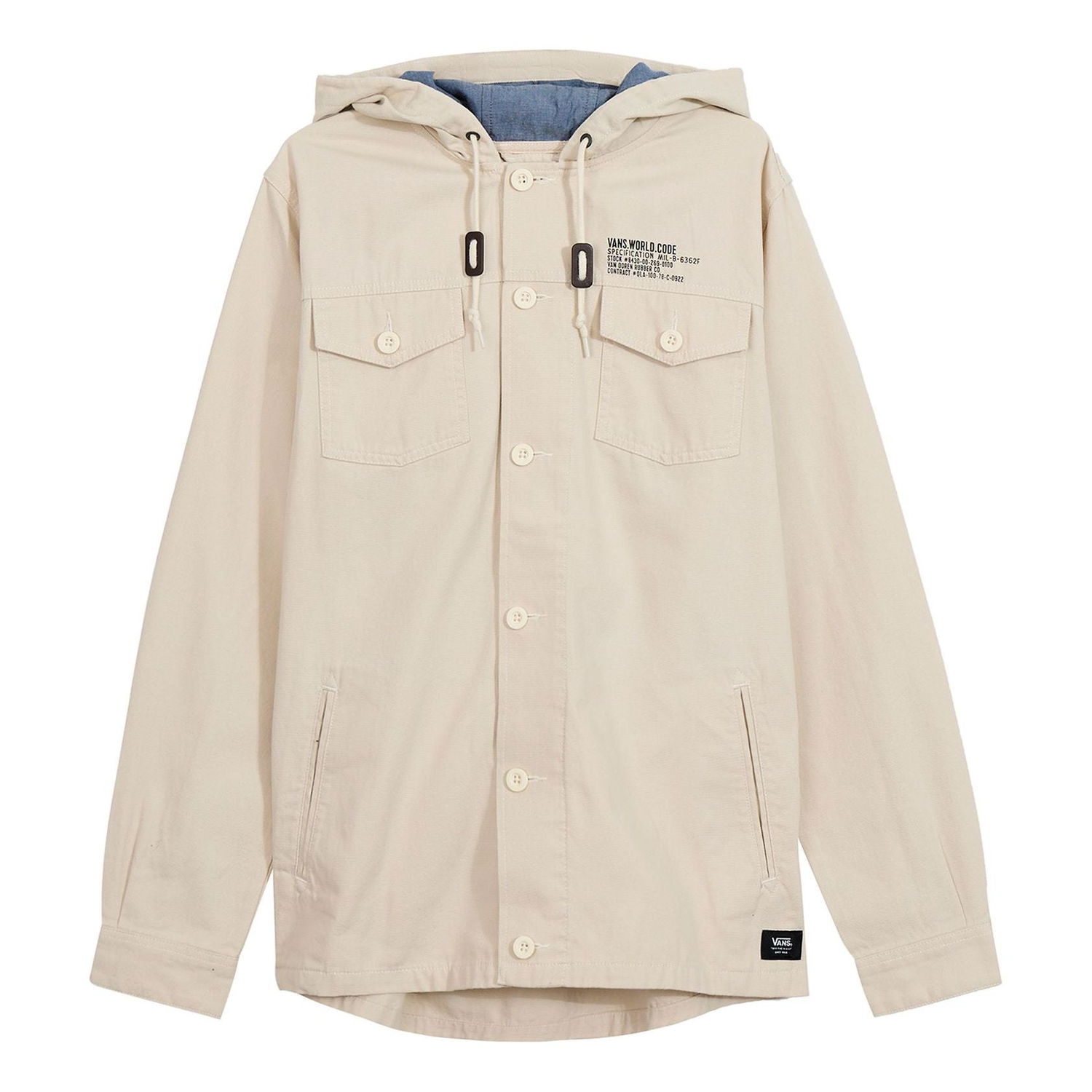 Парка Vans Casual Hooded Jacket Бежово | VNOA36JL2N1, 0