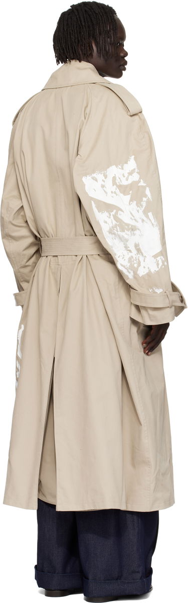 Тренчкот HED MAYNER Hed Mayner Painted Trench Coat Бежово | HMMB10004S-HB180, 2